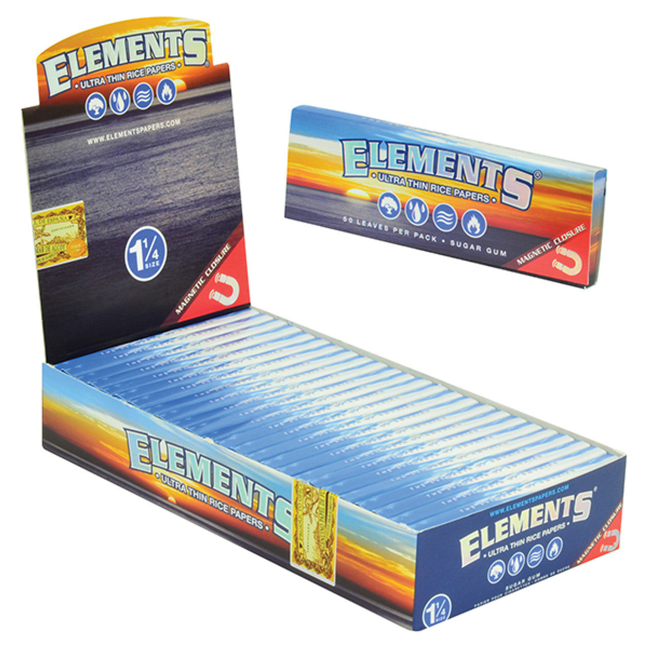 Elements 1 1/4 Rolling Papers