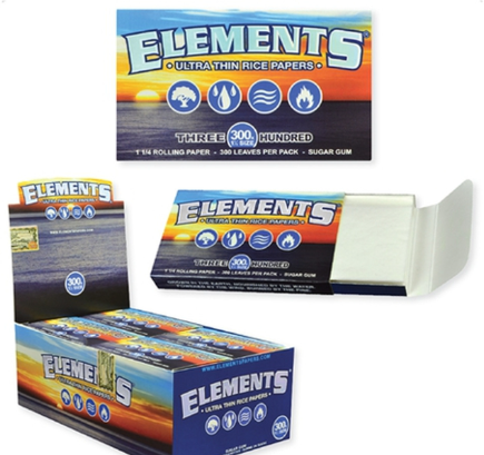 Element 300 (300 Leaves/ Papers Each Pack) Rolling Papers 1 1/4