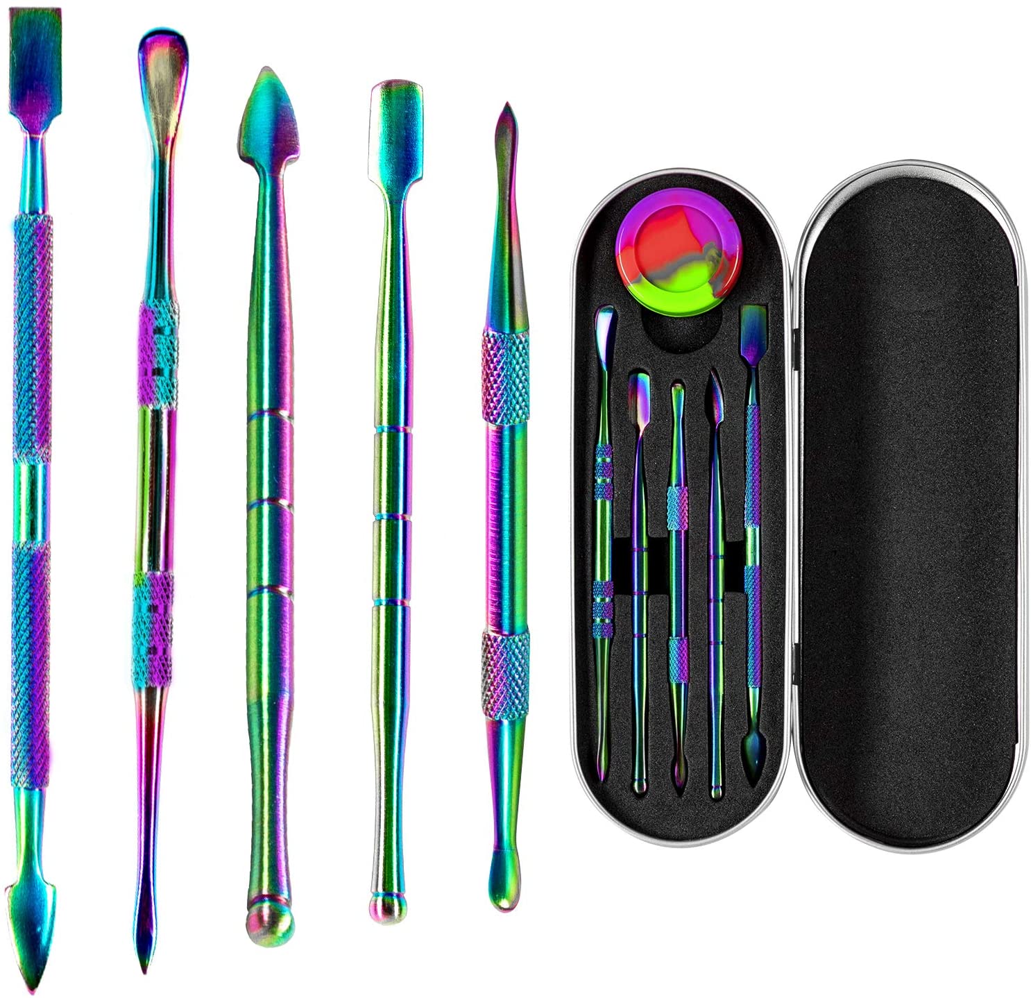 Dab Tools Kit, 6 Rainbow Tools