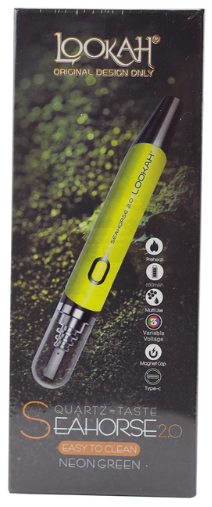 Lookah Seahorse 2.0 Dab Pen Vaporizer - Green - Smoke Direct Distro  Wholesale Vapes