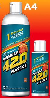 Formula 420 Plastic & Acrylic Cleaner - 4oz